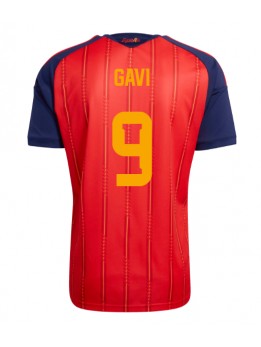 Spanien Paez Gavi #9 Replika Hemmakläder VM 2026 Kortärmad